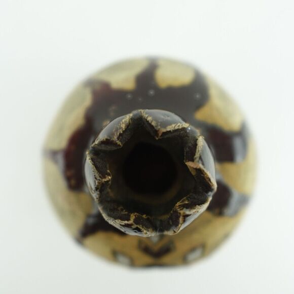 Handmade Pomegranate Shaped Studio Pottery Incense Holder Signed by the Artist - Picture 5 of 6